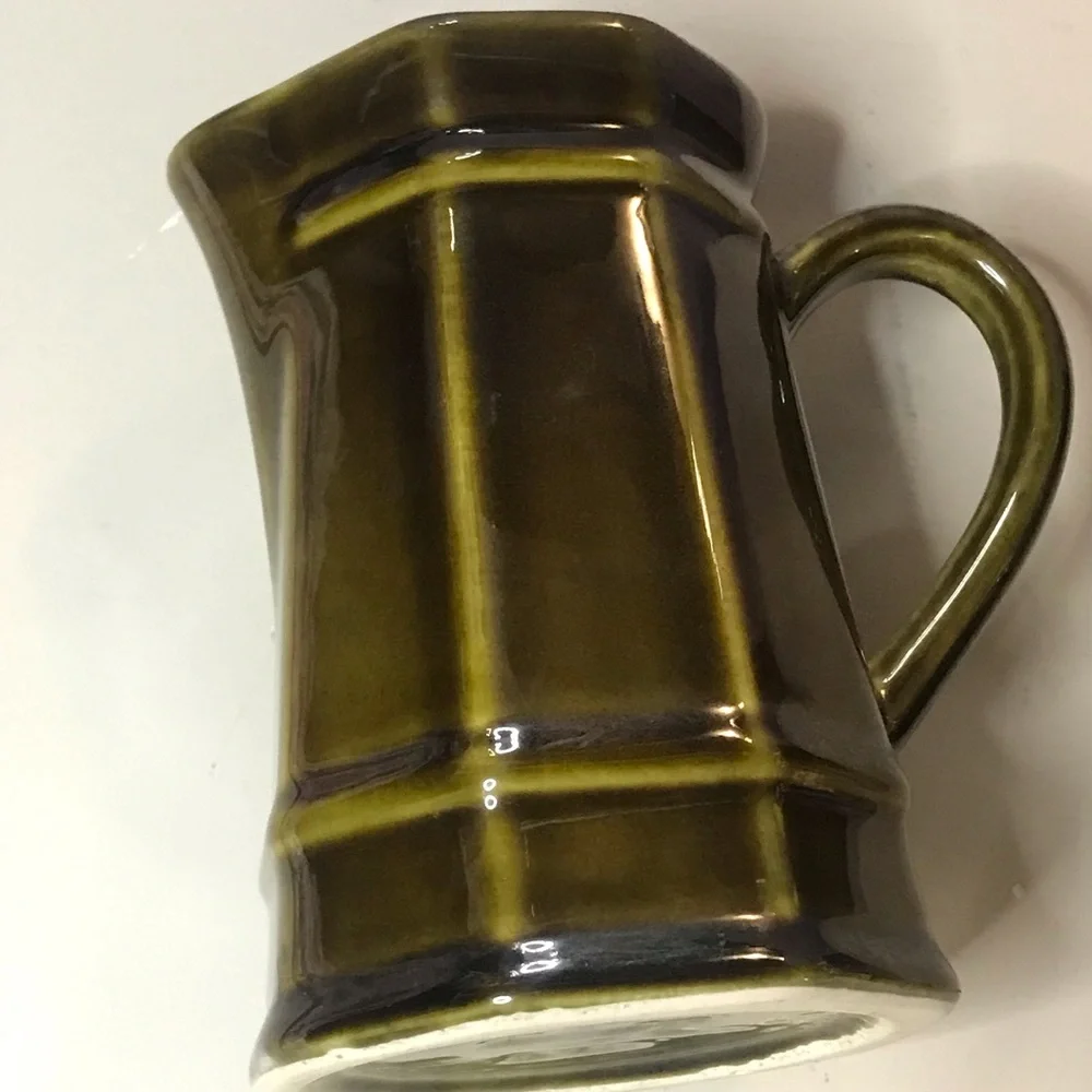 Vintage Pfaltzgraff Creamer Pitcher Green